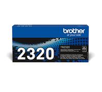 Brother TN2320 Tóner negro de alta capacidad para las impresoras: HLL2300D, HLL2340DW, HLL2365DW, HLL2360DN, DCPL2500D, DCPL2520DW, DCPL2540DN, MFCL2700DW, MFCL2720DW, MFCL2740DW