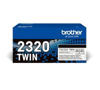 Brother TN-2320TWIN cartucho de tóner 1 pieza(s) Original Negro