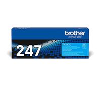Brother TN247C - Cartucho de tóner cian original, para las impresoras HLL3210CW, HLL3230CW, HLL3270CW, DCPL3510CW, DCPL3550CW, MFCL3710CW, MFCL3750CW, MFCL3770CDW