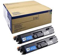 Brother tn900ctwin - pack de 2 unidades de tóner cian (duración esti