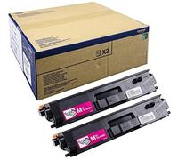 Brother tn900mtwin - pack de 2 unidades de tóner magenta (duración e