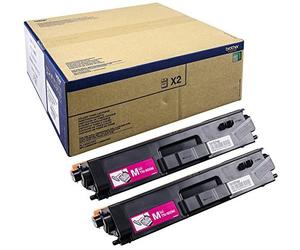 Brother tn900mtwin - pack de 2 unidades de tóner magenta (duración e