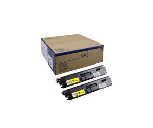 Brother TN900y - Pack De 2 - Amarillo - Original - Cartucho De Tóner