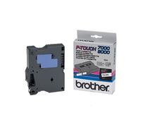 Brother TX-221 cinta laminada texto negro sobre blanco 9mm