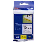 CINTA BROTHER LAMINADA TZE-S241BLANCA NEGRA 18MM 8M