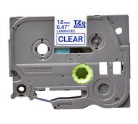 Brother - TZE-133 cinta para impresora de etiquetas Azul sobre transparente