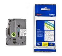 Brother TZe-135 cinta 12mm texto blanco sobre transparente (8M)