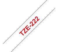 Brother TZe-222 Labelling Tape Cassette, 9 mm (W) x 8 m (L), Laminated, Brother