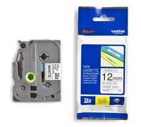 Brother TZe-231 Cinta negro sobre blanco 12mm (original)