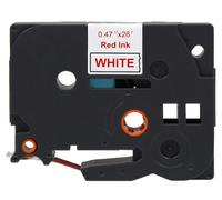 Brother Tze-232 cinta compatible rojo/blanco correa de etiquetado