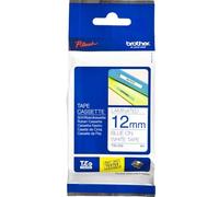 Brother Cinta para impresora de etiquetas TZe-233 Azul sobre blanco 12 mm x 8 m
