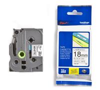 Brother TZe-241 Cinta negro sobre blanco 18mm (original)