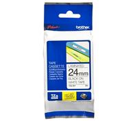 Brother TZe-251 cinta 24mm texto negro sobre blanco (8M)