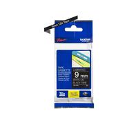 Brother TZe-325 Labelling Tape Cassette, 9 mm (W) x 8 m (L), Laminated, Brother