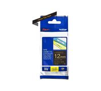 Brother TZe-334 - Standard adhesive - gold on black - Roll (1.2 cm x 8 m) 1 cass