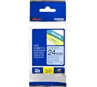 Brother TZe-551 - 24 mm cinta laminada negro sobre azul (8 m)