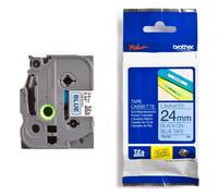 Brother TZe-551 Cinta negro sobre azul 24mm (original)