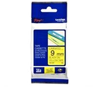 Brother TZe-621 cinta 9mm texto negro sobre amarillo (8M)