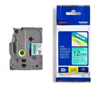 Brother TZe-731 Cinta negro sobre verde 12mm (original)