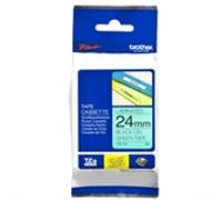 Brother TZe-751 cinta 24mm texto negro sobre verde (8M)
