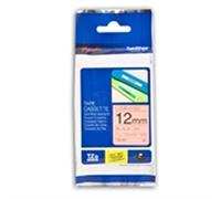 Brother Cinta para impresoras de etiquetas TZe-B31 negro sobre naranja fluorescente 12 mm original