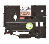 Brother - TZE-B31 cinta para impresora de etiquetas Negro sobre naranja fluorescente