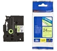 Brother TZe-C51 cinta 24mm texto negro sobre amarillo fluorescente (5M)