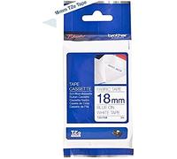 Brother TZE-FA4 cinta para impresora de etiquetas Azul sobre blanco