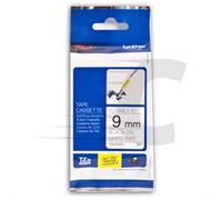 Brother Cinta Original TZe-FX221 Negro sobre blanco 9mm x 8m laminada flexible transferencia térmica