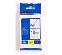 Brother TZe-FX241 cinta flexible 18mm texto negro sobre blanco (8M)