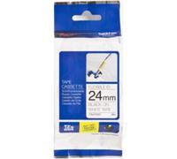 Brother TZe-FX251 cinta flexible 24mm texto negro sobre blanco (8M)
