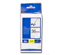 Brother TZEFX261 - Cinta flexible, color negro y blanco