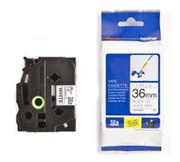 Brother TZe-FX261 Flexi ID Cinta negro sobre blanco 36mm (original)