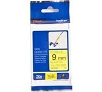 Brother TZe-FX621 cinta flexible 9mm texto negro sobre amarillo (8M)
