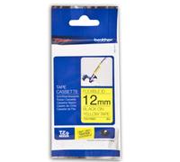 Brother TZe-FX631 cinta flexible 12mm texto negro sobre amarillo (8M)