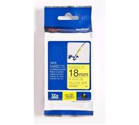 Brother TZe-FX641 cinta flexible 18mm texto negro sobre amarillo (8M)