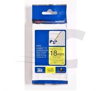 Brother TZe-FX641 cinta flexible 18mm texto negro sobre amarillo (8M)