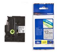 Brother TZe-M931 Cinta negro sobre plateado mate 12mm (original)