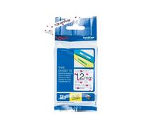 Brother TZe-MPPH31 Labelling Tape Cassette, Black on Pink Hearts, 12 mm (W) x 4