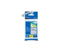 Brother TZe-MPSL31 Labelling Tape Cassette, Black on Silver Lace, 12 mm (W) x 4