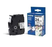 Brother TZe-N251 - 24 mm cinta no laminada negro sobre blanco (8 m)