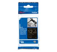 Brother TZe-R334 - Cinta para impresoras Brother P-touch H200, H100LB/R, H105, E100/VP, D200/BW/VP, D210/VP, Cube, Cube Plus (12 mm de ancho, 4 m de largo)