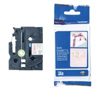 Brother TZERE34 adecuado para PTOUCH 12mm oro-rosa Cinta 4m no pegajoso