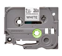 Cinta Super Adhesiva Brother Tzes211 6Mm X 8M Blanco/Negro