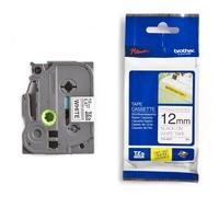 Brother TZe-S231 Cinta súper adhesiva negro sobre blanco 12mm (original)