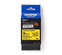 Brother TZE-S621 - Cinta, 8 m x 9 mm, color amarillo y negro