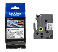Brother TZe-SL251 cinta autolaminada negro sobre blanco 24 mm (original)