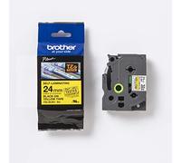 Brother Cinta autoluminadora TZe-SL651 Negro sobre amarillo 24 mm x 8 m