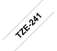 Brother TZe241 cinta para impresora de etiquetas Negro sobre blanco TZe