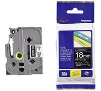 Brother TZE345 - Cinta, color blanco y negro